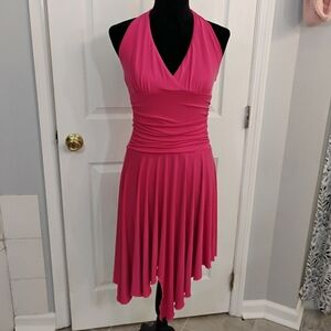 Gorgeous 👗 Women's Y2K Speechless Pink Halter Dress Size Medium